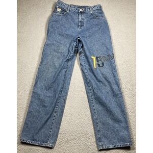 VTG Avirex Jeans YOUTH 20‎ (29x32) Blue Straight Baggy Y2K Hip Hop Urban Skater